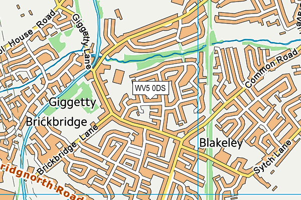 WV5 0DS map - OS VectorMap District (Ordnance Survey) WV5 0DS map - OS VectorMap District (Ordnance Survey)