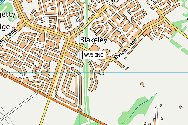 WV5 0NQ map - OS VectorMap District (Ordnance Survey) WV5 0NQ map - OS VectorMap District (Ordnance Survey)