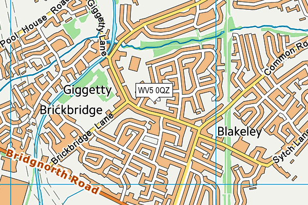 WV5 0QZ map - OS VectorMap District (Ordnance Survey) WV5 0QZ map - OS VectorMap District (Ordnance Survey)
