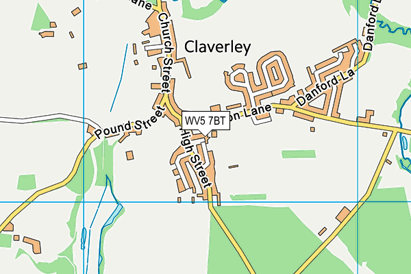 WV5 7BT map - OS VectorMap District (Ordnance Survey) WV5 7BT map - OS VectorMap District (Ordnance Survey)