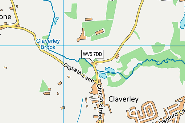 WV5 7DD map - OS VectorMap District (Ordnance Survey) WV5 7DD map - OS VectorMap District (Ordnance Survey)