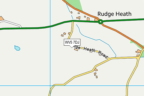 WV5 7DJ map - OS VectorMap District (Ordnance Survey)