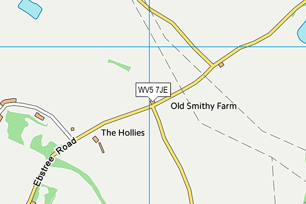 WV5 7JE map - OS VectorMap District (Ordnance Survey) WV5 7JE map - OS VectorMap District (Ordnance Survey)