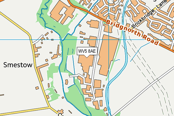 WV5 8AE map - OS VectorMap District (Ordnance Survey) WV5 8AE map - OS VectorMap District (Ordnance Survey)