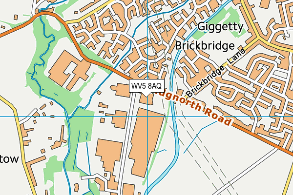 WV5 8AQ map - OS VectorMap District (Ordnance Survey)