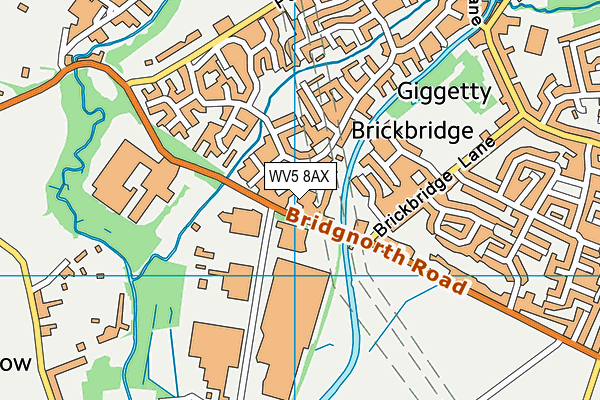 WV5 8AX map - OS VectorMap District (Ordnance Survey) WV5 8AX map - OS VectorMap District (Ordnance Survey)
