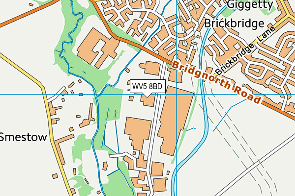 WV5 8BD map - OS VectorMap District (Ordnance Survey) WV5 8BD map - OS VectorMap District (Ordnance Survey)