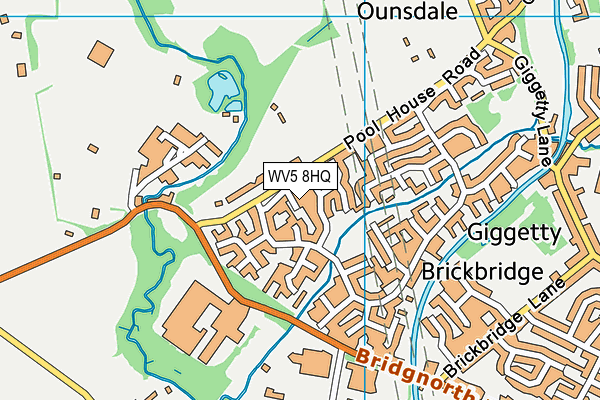 WV5 8HQ map - OS VectorMap District (Ordnance Survey) WV5 8HQ map - OS VectorMap District (Ordnance Survey)