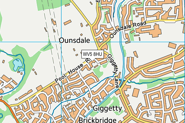 WV5 8HU map - OS VectorMap District (Ordnance Survey) WV5 8HU map - OS VectorMap District (Ordnance Survey)