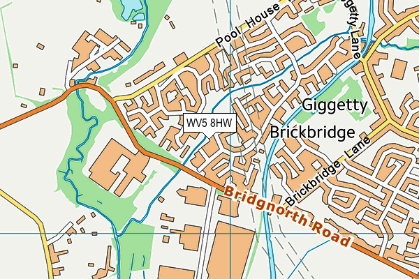 WV5 8HW map - OS VectorMap District (Ordnance Survey) WV5 8HW map - OS VectorMap District (Ordnance Survey)
