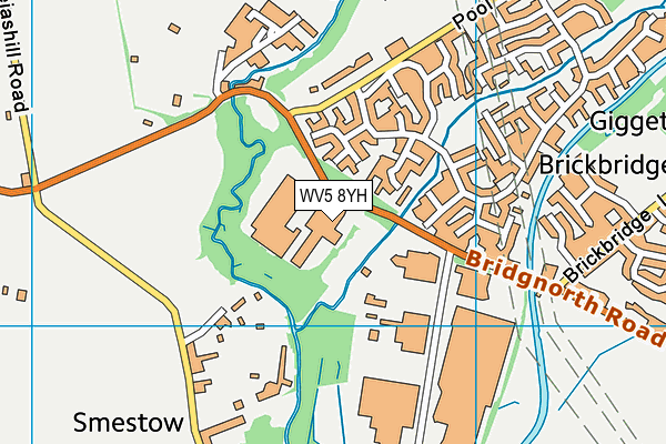 WV5 8YH map - OS VectorMap District (Ordnance Survey) WV5 8YH map - OS VectorMap District (Ordnance Survey)