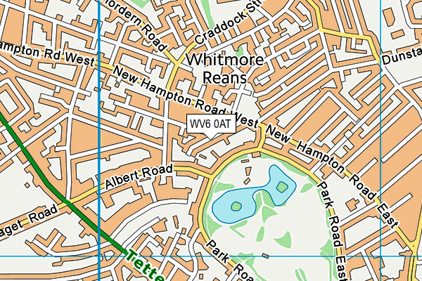 WV6 0AT map - OS VectorMap District (Ordnance Survey) WV6 0AT map - OS VectorMap District (Ordnance Survey)