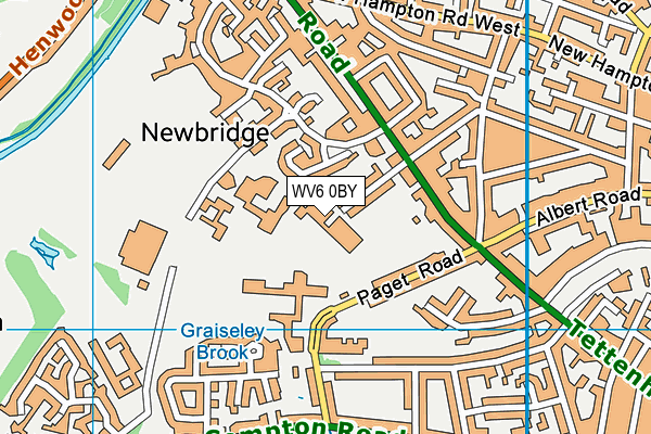 WV6 0BY map - OS VectorMap District (Ordnance Survey) WV6 0BY map - OS VectorMap District (Ordnance Survey)