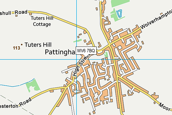 WV6 7BQ map - OS VectorMap District (Ordnance Survey) WV6 7BQ map - OS VectorMap District (Ordnance Survey)