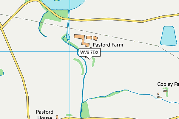 WV6 7DX map - OS VectorMap District (Ordnance Survey) WV6 7DX map - OS VectorMap District (Ordnance Survey)