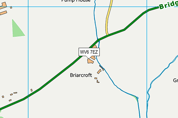 WV6 7EZ map - OS VectorMap District (Ordnance Survey)