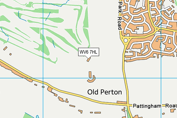 WV6 7HL map - OS VectorMap District (Ordnance Survey) WV6 7HL map - OS VectorMap District (Ordnance Survey)
