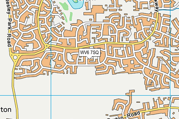 WV6 7SQ map - OS VectorMap District (Ordnance Survey) WV6 7SQ map - OS VectorMap District (Ordnance Survey)
