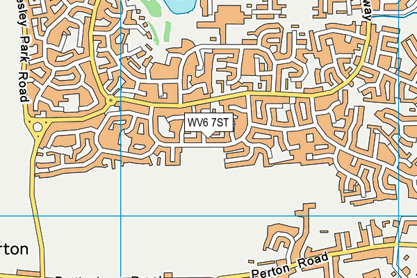 WV6 7ST map - OS VectorMap District (Ordnance Survey) WV6 7ST map - OS VectorMap District (Ordnance Survey)