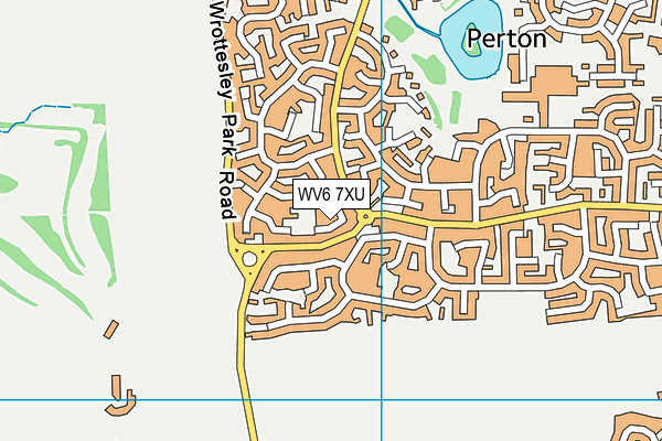 WV6 7XU map - OS VectorMap District (Ordnance Survey) WV6 7XU map - OS VectorMap District (Ordnance Survey)