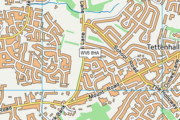 WV6 8HA map - OS VectorMap District (Ordnance Survey) WV6 8HA map - OS VectorMap District (Ordnance Survey)