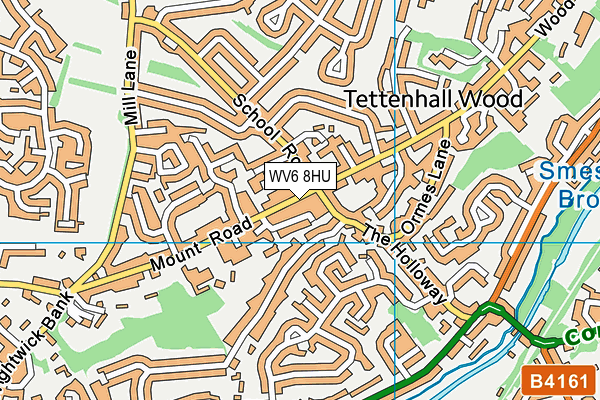 WV6 8HU map - OS VectorMap District (Ordnance Survey) WV6 8HU map - OS VectorMap District (Ordnance Survey)