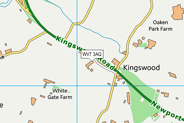 WV7 3AQ map - OS VectorMap District (Ordnance Survey) WV7 3AQ map - OS VectorMap District (Ordnance Survey)