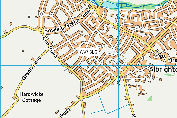 WV7 3LG map - OS VectorMap District (Ordnance Survey) WV7 3LG map - OS VectorMap District (Ordnance Survey)