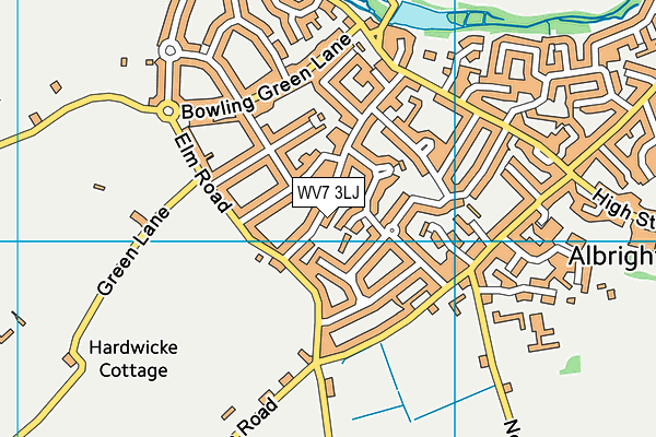 WV7 3LJ map - OS VectorMap District (Ordnance Survey) WV7 3LJ map - OS VectorMap District (Ordnance Survey)