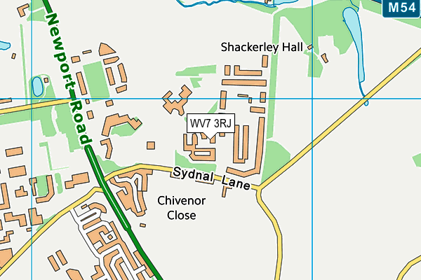 WV7 3RJ map - OS VectorMap District (Ordnance Survey) WV7 3RJ map - OS VectorMap District (Ordnance Survey)