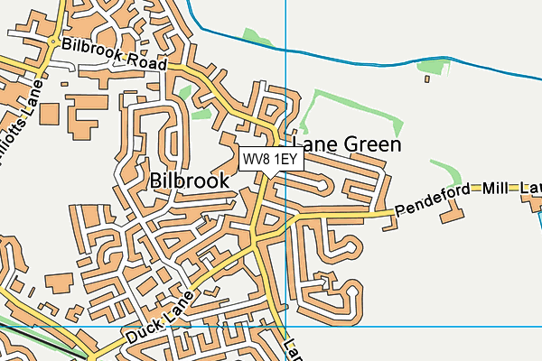 WV8 1EY map - OS VectorMap District (Ordnance Survey) WV8 1EY map - OS VectorMap District (Ordnance Survey)