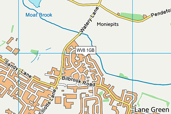 WV8 1GB map - OS VectorMap District (Ordnance Survey) WV8 1GB map - OS VectorMap District (Ordnance Survey)