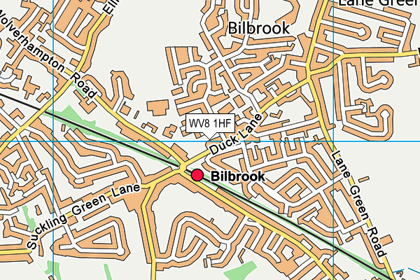 WV8 1HF map - OS VectorMap District (Ordnance Survey) WV8 1HF map - OS VectorMap District (Ordnance Survey)