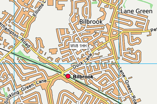 WV8 1HH map - OS VectorMap District (Ordnance Survey) WV8 1HH map - OS VectorMap District (Ordnance Survey)