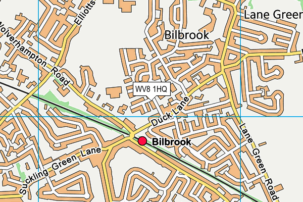 WV8 1HQ map - OS VectorMap District (Ordnance Survey) WV8 1HQ map - OS VectorMap District (Ordnance Survey)