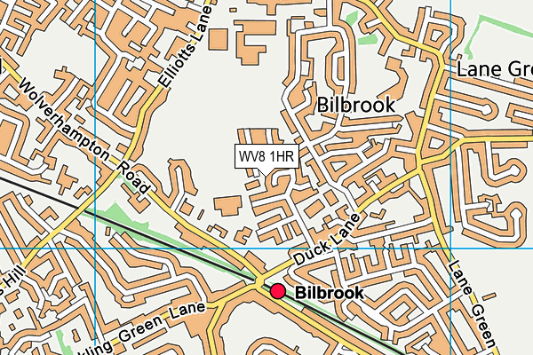 WV8 1HR map - OS VectorMap District (Ordnance Survey) WV8 1HR map - OS VectorMap District (Ordnance Survey)