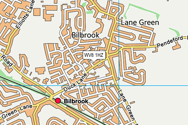 WV8 1HZ map - OS VectorMap District (Ordnance Survey) WV8 1HZ map - OS VectorMap District (Ordnance Survey)