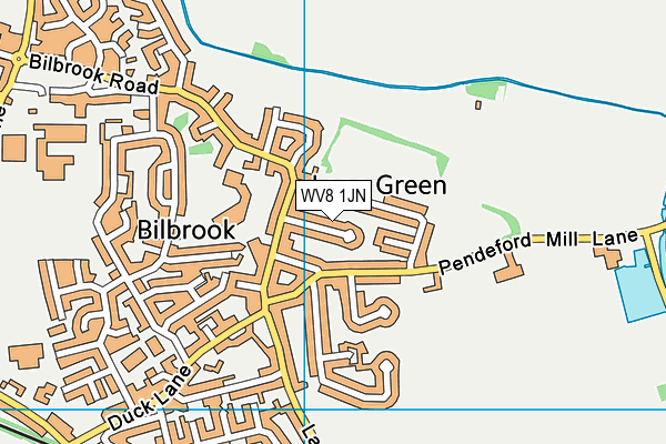 WV8 1JN map - OS VectorMap District (Ordnance Survey) WV8 1JN map - OS VectorMap District (Ordnance Survey)
