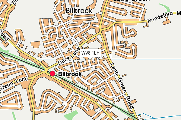 WV8 1LH map - OS VectorMap District (Ordnance Survey) WV8 1LH map - OS VectorMap District (Ordnance Survey)