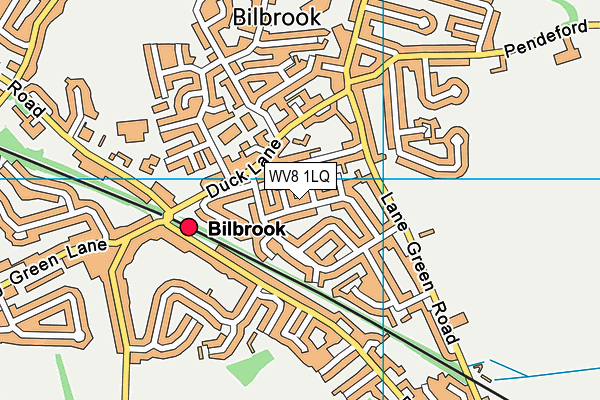 WV8 1LQ map - OS VectorMap District (Ordnance Survey) WV8 1LQ map - OS VectorMap District (Ordnance Survey)