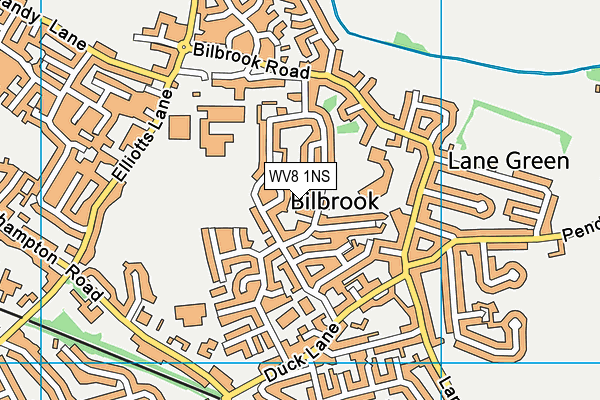 WV8 1NS map - OS VectorMap District (Ordnance Survey) WV8 1NS map - OS VectorMap District (Ordnance Survey)