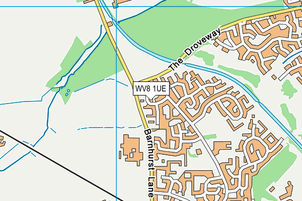 WV8 1UE map - OS VectorMap District (Ordnance Survey) WV8 1UE map - OS VectorMap District (Ordnance Survey)