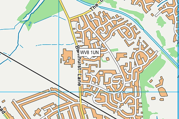 WV8 1UN map - OS VectorMap District (Ordnance Survey) WV8 1UN map - OS VectorMap District (Ordnance Survey)