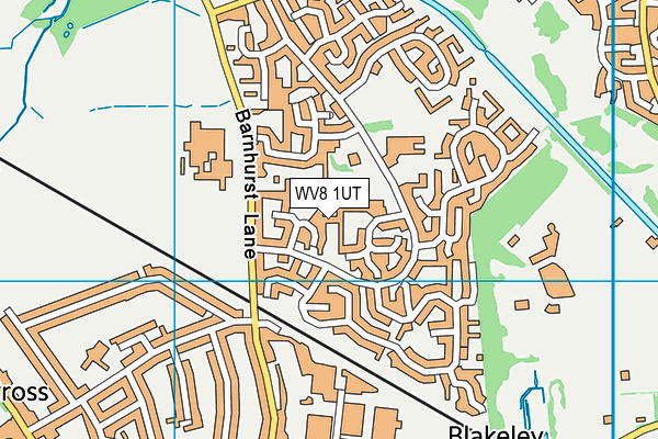 WV8 1UT map - OS VectorMap District (Ordnance Survey) WV8 1UT map - OS VectorMap District (Ordnance Survey)