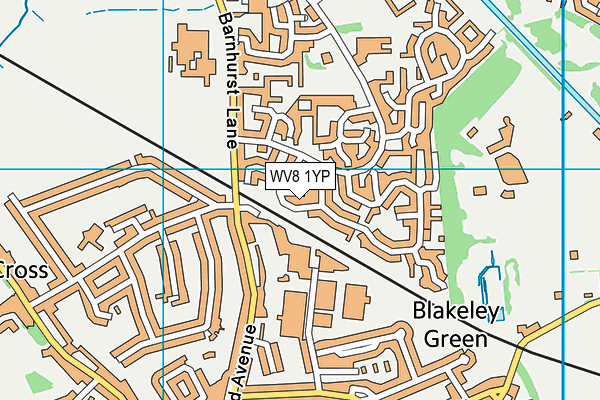 WV8 1YP map - OS VectorMap District (Ordnance Survey) WV8 1YP map - OS VectorMap District (Ordnance Survey)