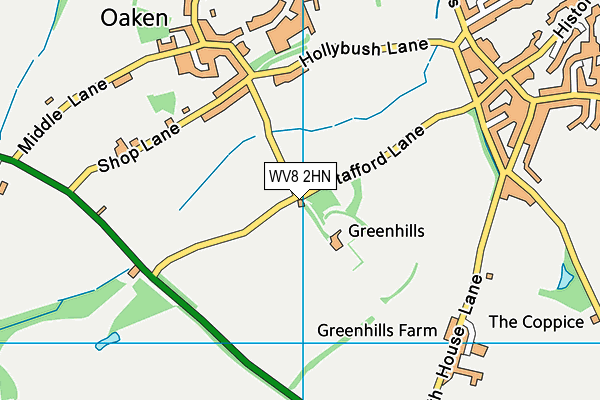 WV8 2HN map - OS VectorMap District (Ordnance Survey) WV8 2HN map - OS VectorMap District (Ordnance Survey)
