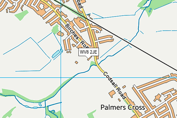 WV8 2JE map - OS VectorMap District (Ordnance Survey) WV8 2JE map - OS VectorMap District (Ordnance Survey)