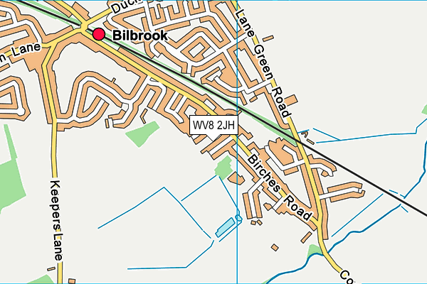 WV8 2JH map - OS VectorMap District (Ordnance Survey) WV8 2JH map - OS VectorMap District (Ordnance Survey)