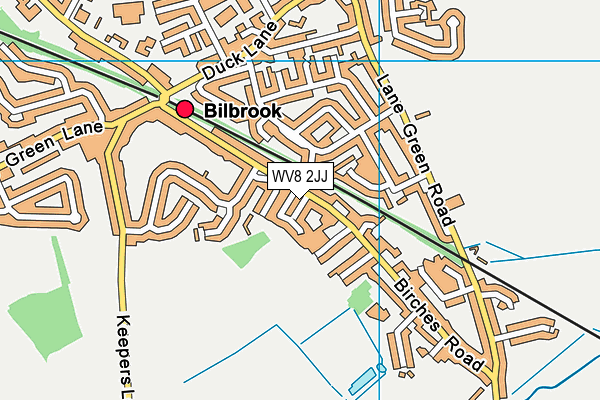 WV8 2JJ map - OS VectorMap District (Ordnance Survey) WV8 2JJ map - OS VectorMap District (Ordnance Survey)