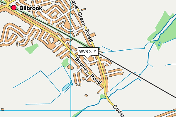 WV8 2JY map - OS VectorMap District (Ordnance Survey) WV8 2JY map - OS VectorMap District (Ordnance Survey)